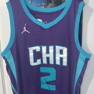 jordan lamelo ball hornets jersey